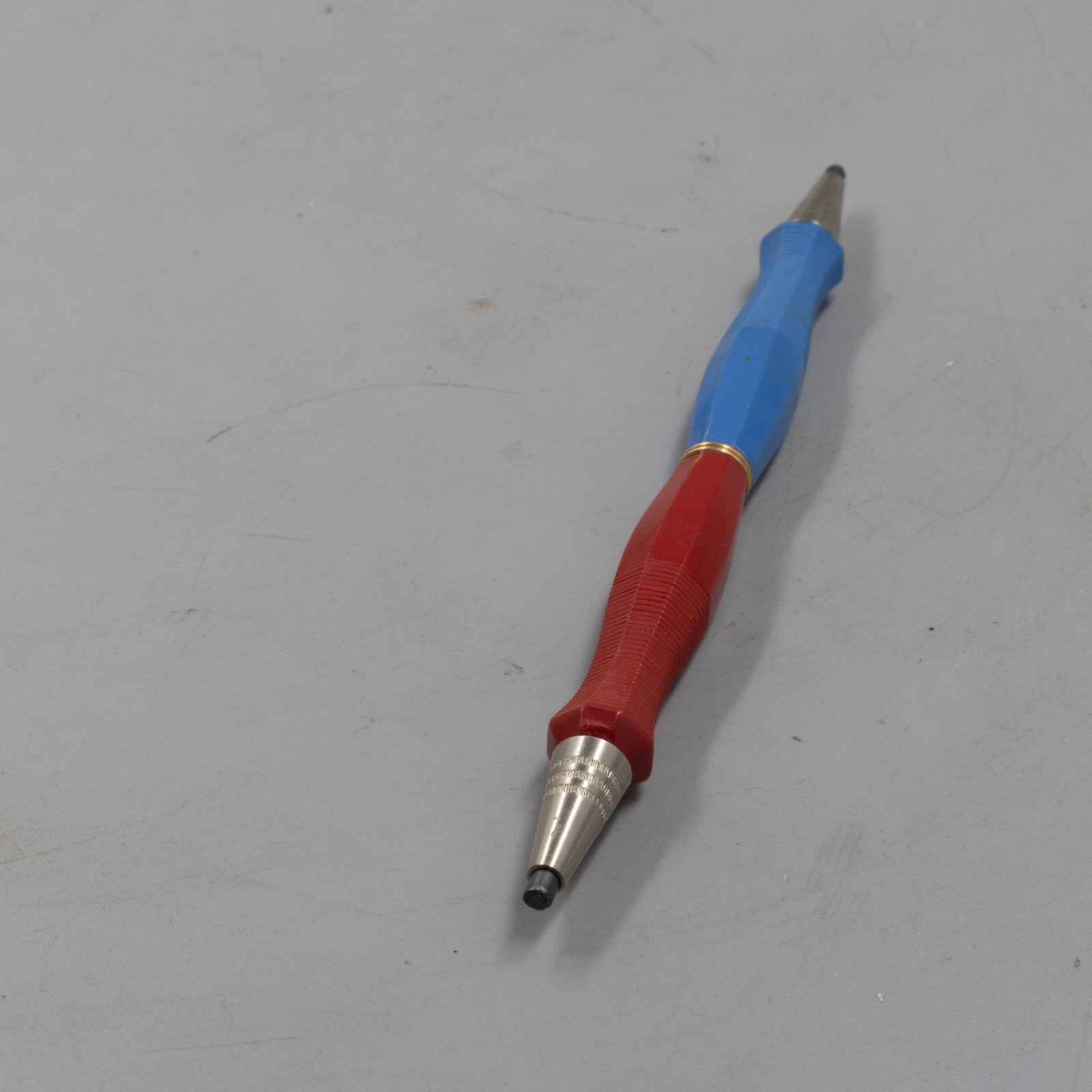 Zaner Bloser Red Blue Vintage Mechanical Pencil Dual Two Sided