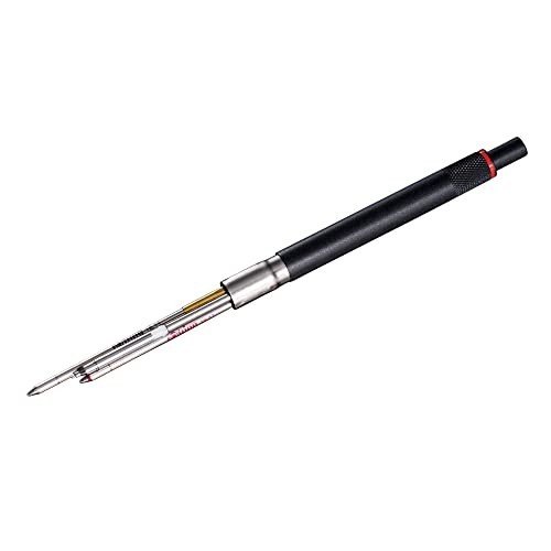 3-in-1 Multicolor Pen & Mechanical Pencil, 2 Ballpoint Tips (Black/Red), 0.5mm P