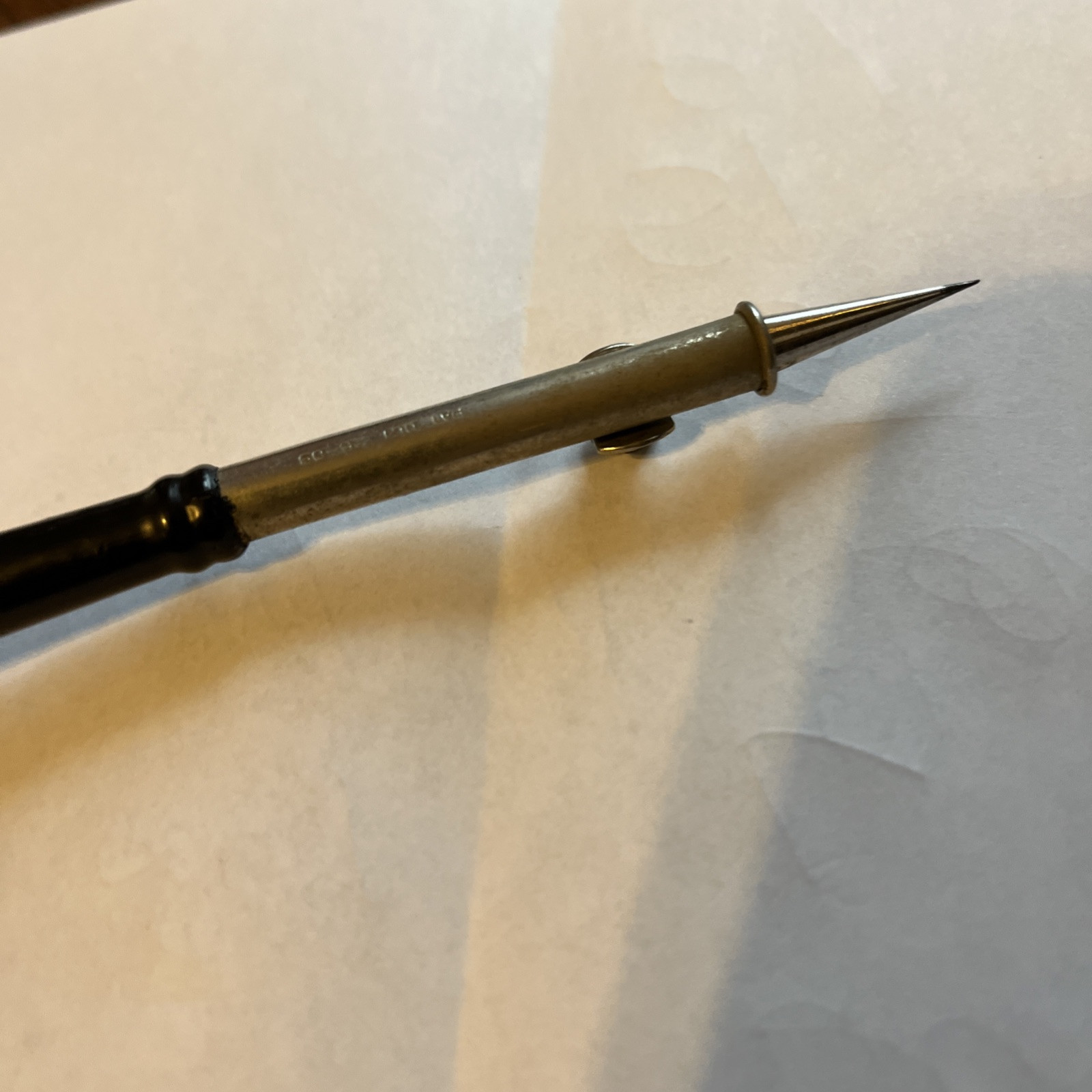 RARE VINTAGE MECHANICAL PENCIL WOOD METAL VICTORIAN? PAT DCI 2809
