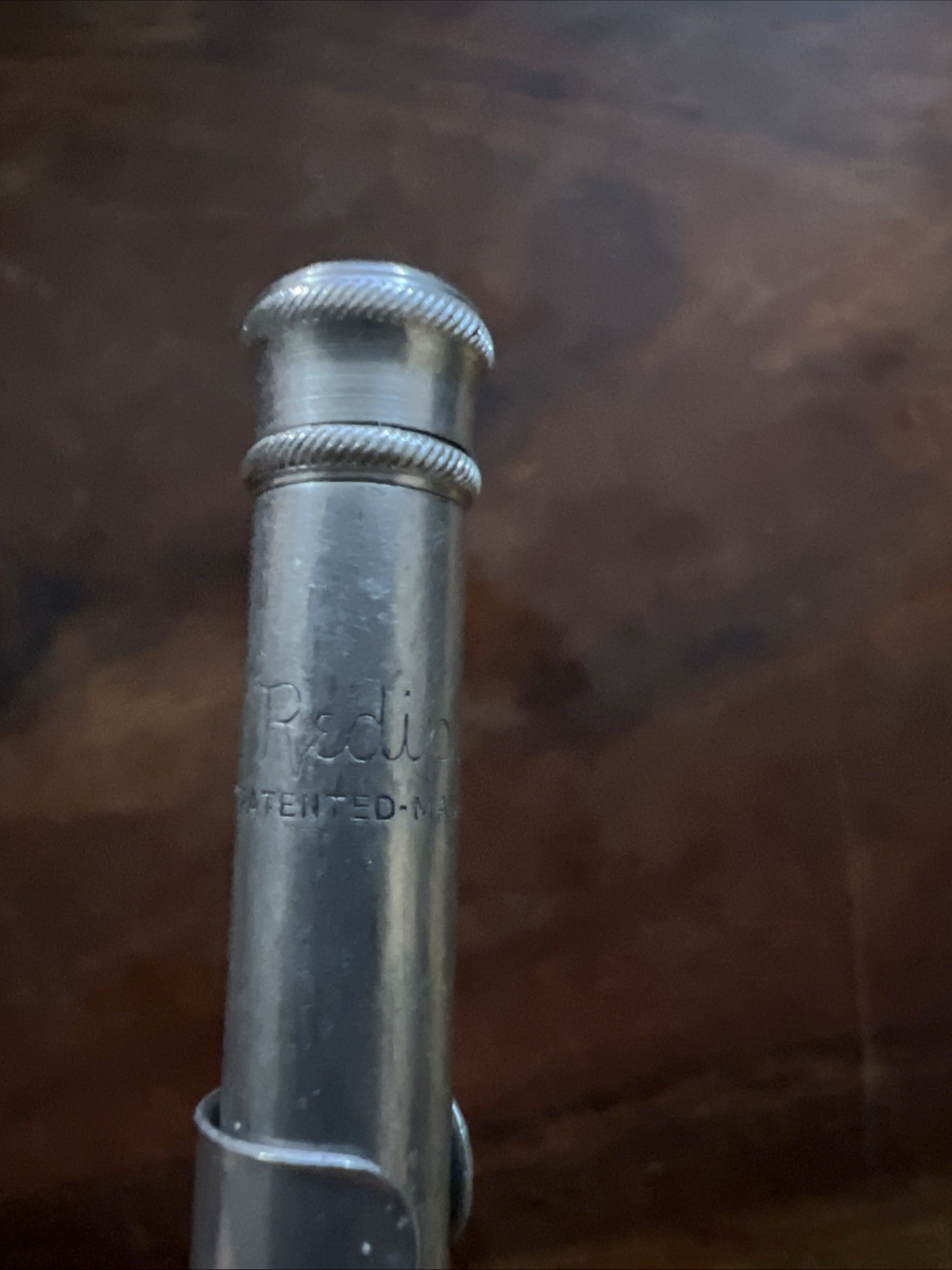 1920’s Aluminum Redipoint Mechanical Pencil Crown (Centennial) Flour Portland OR
