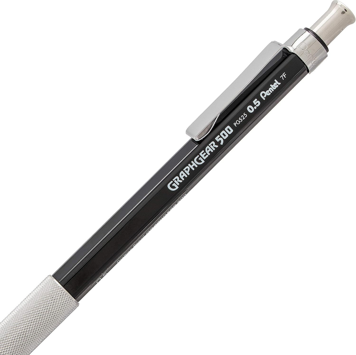 0.5mm GraphGear 500 Refillable Mechanical Pencil with Hi-Polymer Lead and Eraser