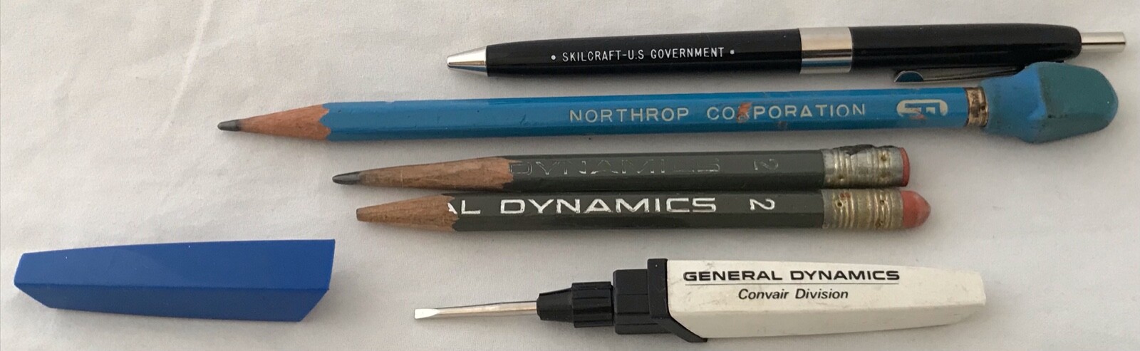 General Dynamics Convair Division Tools & Northrop Corp. Pencils Vintage Lot