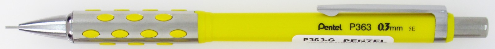 Pentel P360 Stein 360 – Yellow, Set of 4 (Brazil)