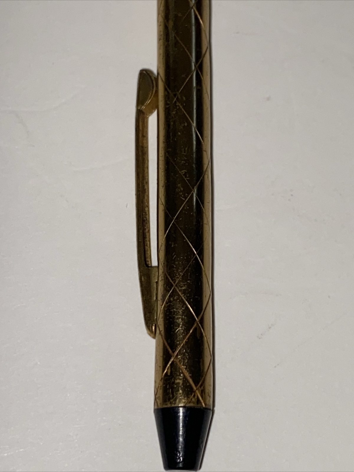 Antique Gold Tone “Pereline” USA Mechanical Pencil c.1920s Fully Functional