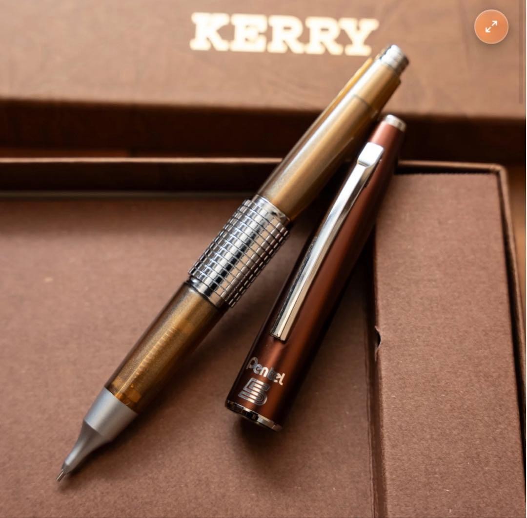 Pentel Kerry 0.5mm Mechanical Pencil Limited Edition SEASAR Brown Japan