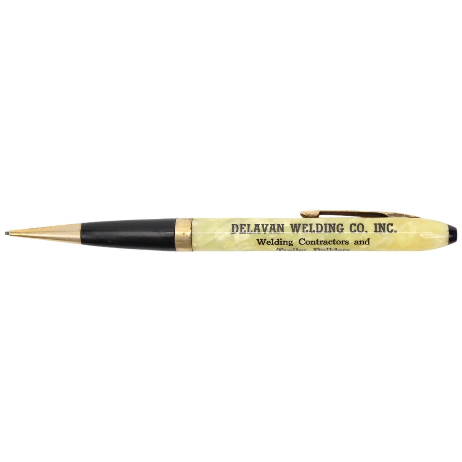 BUFFALO Delevan Welding Company Vintage Advertising Mechanical Pencil NY VTG