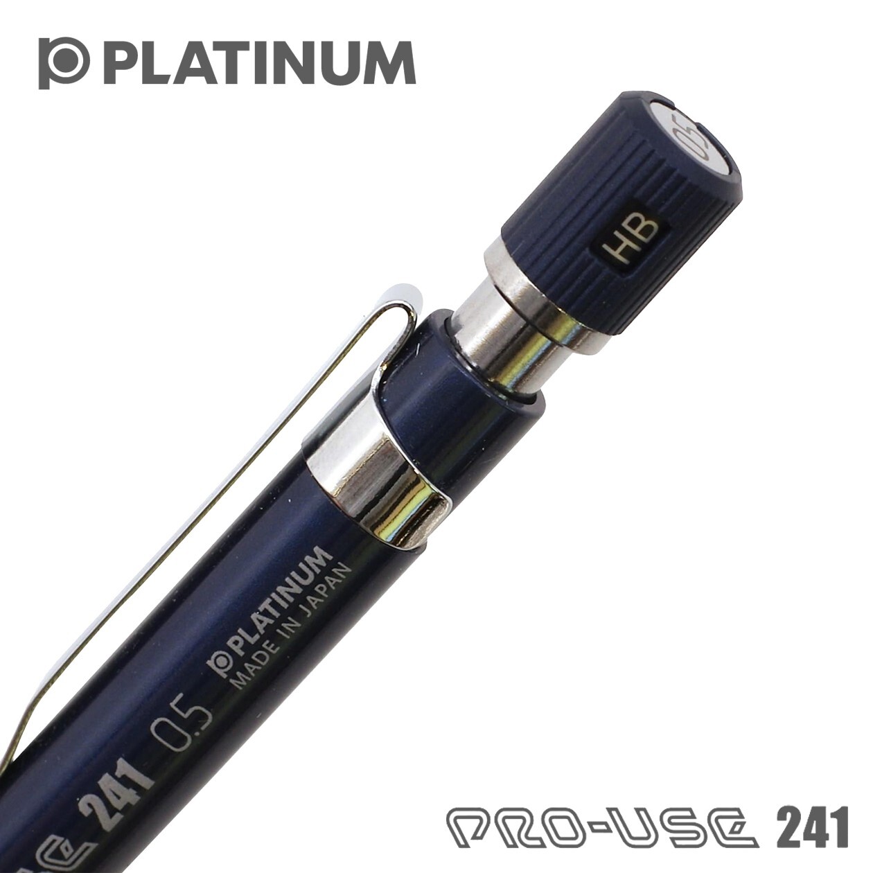 PLATINUM PRO-USE 241 Professional Drafting Mechanical Pencil 0.5mm Made in Japan