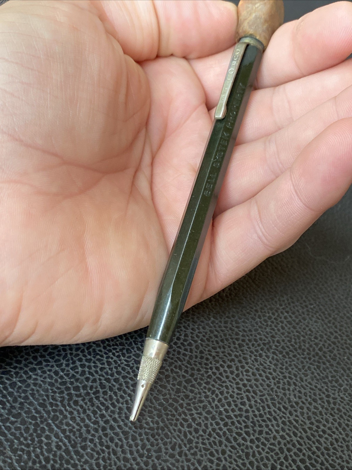 Vtg DUROLITE Bell System Property NOS Mechanical Pencil Green 1950s Advertising
