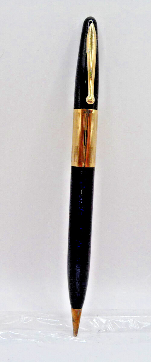 Sheaffer Vintage Wide Gold Band 0.9 mm Pencil– Black–working