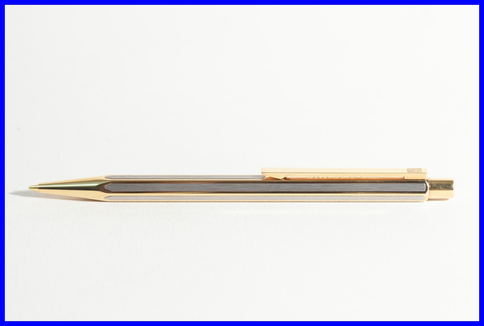 Ecridor Caran d’Ache Mechanical Pencil Stainless Steel & Gold 0.5mm
