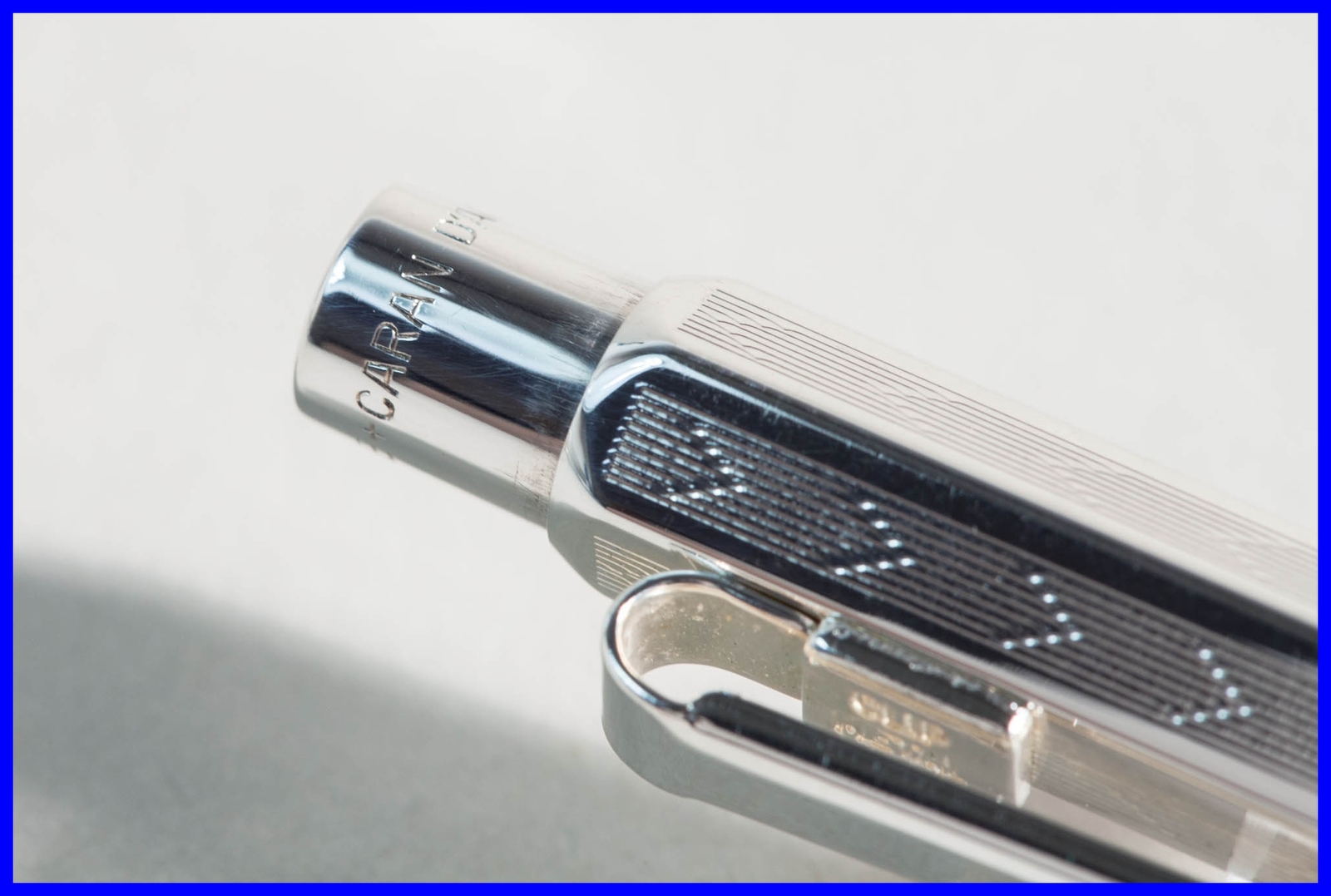 Ecridor in Silver Noble & Perfect Caran d’Ache 0.7 mm Lead Push Pencil