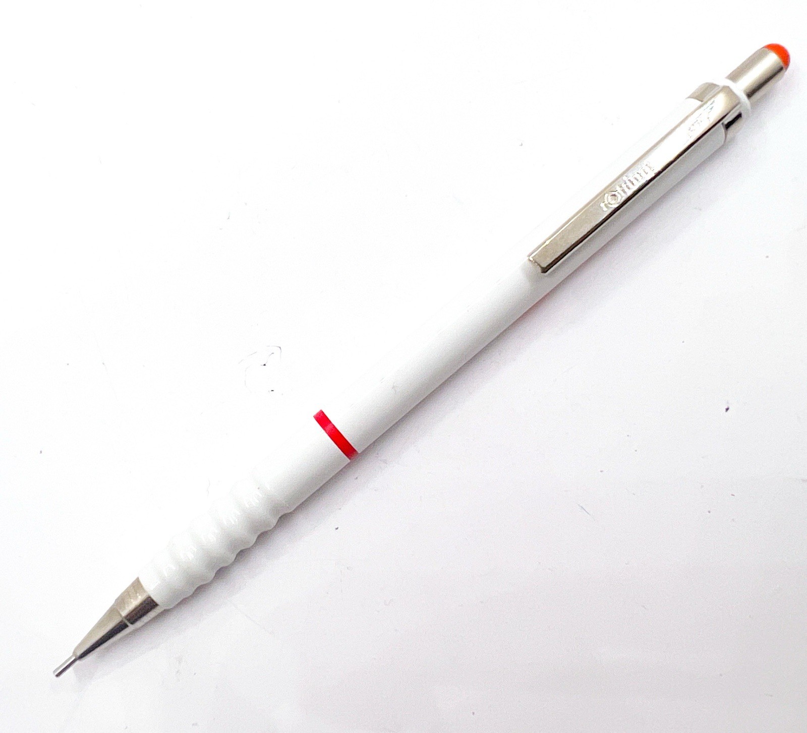 NOS rotring tikky special Mechanical Pencil White 0.9/1.0mm 0.9 1.0 Color Cap