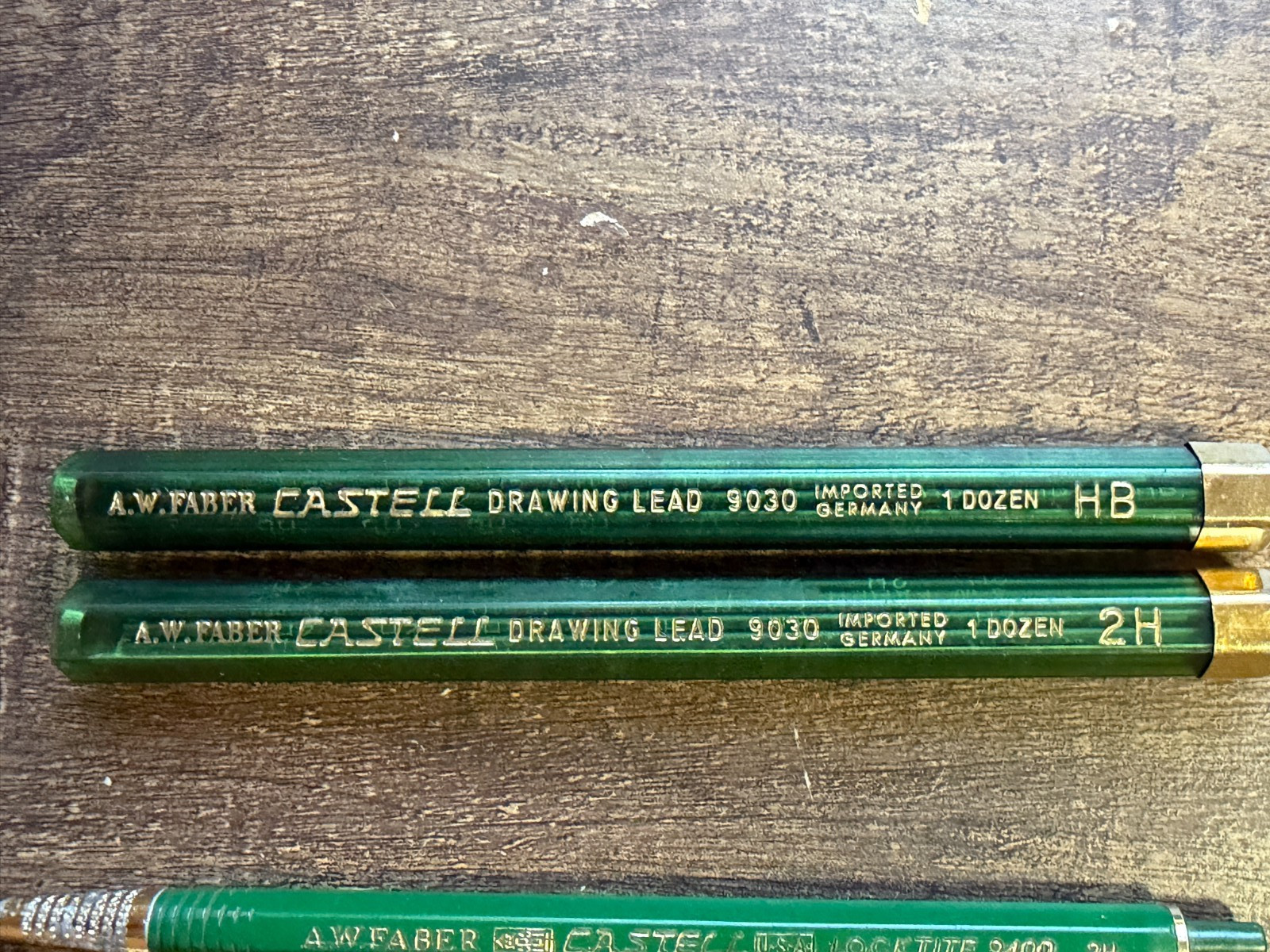 5 – AW faber Castell Lead Holder Pencils 9400 & 1 – Dietzgen 3162 w/Extra Lead