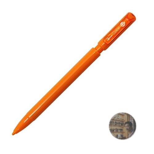 Mitsubishi Uni-Color 0.7mm Erasable Colored Lead Mechanical Pencil Orange M7-10