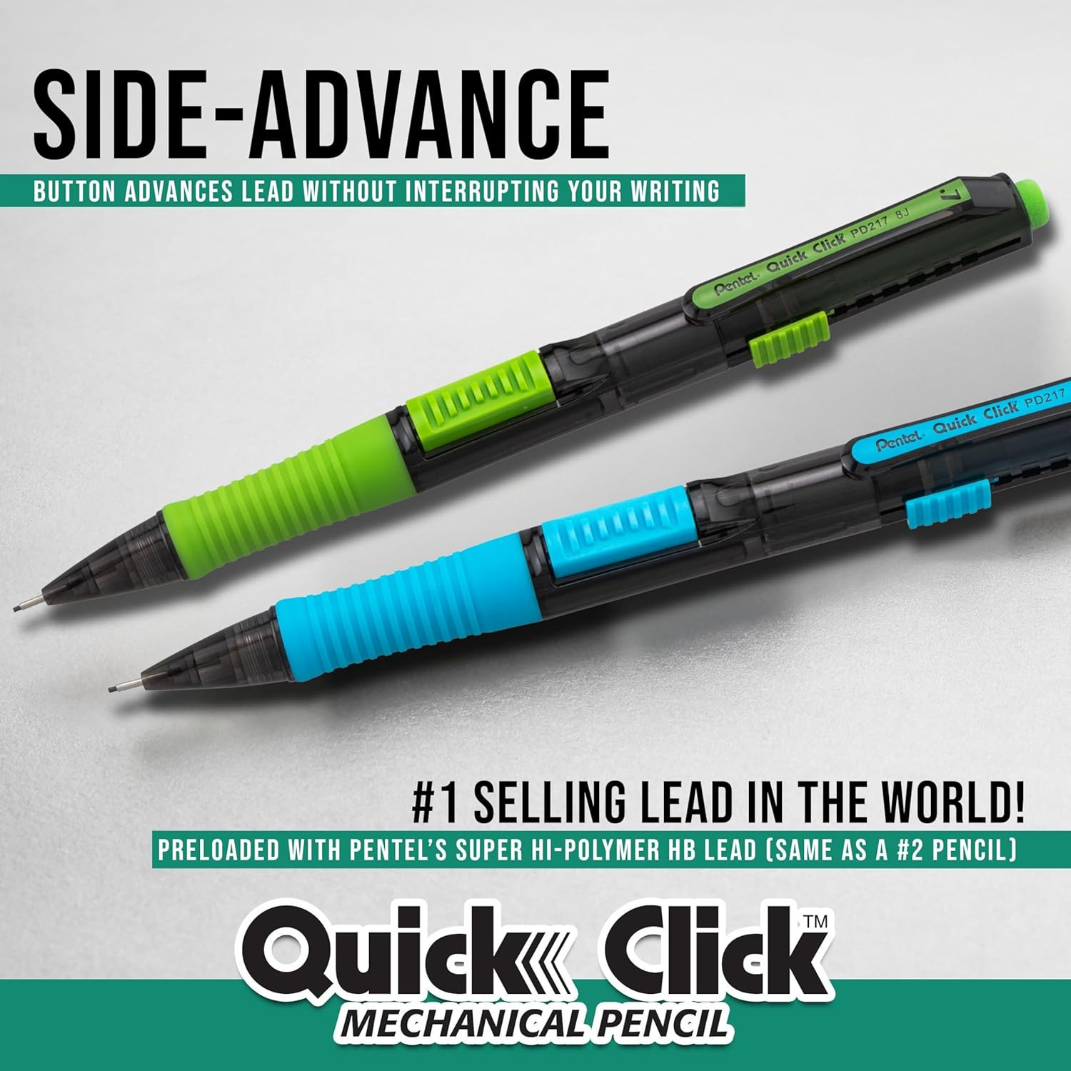 Quick Click POP Mechanical Pencil, (0.7Mm), Includes Refill Lead and Erasers, Pa