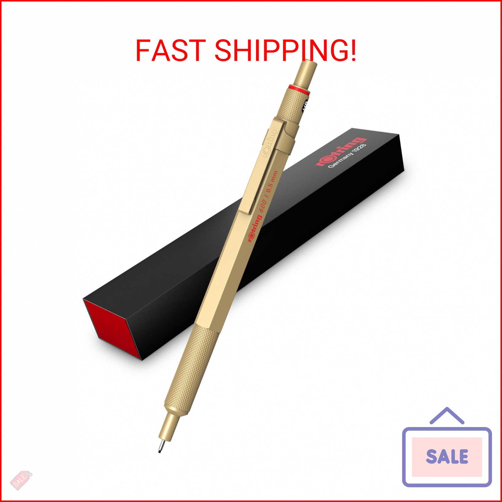 ROTTLING Mechanical Pencil Gold 600 2158796 0.5mm rOtring Mechanical Pencil Fine