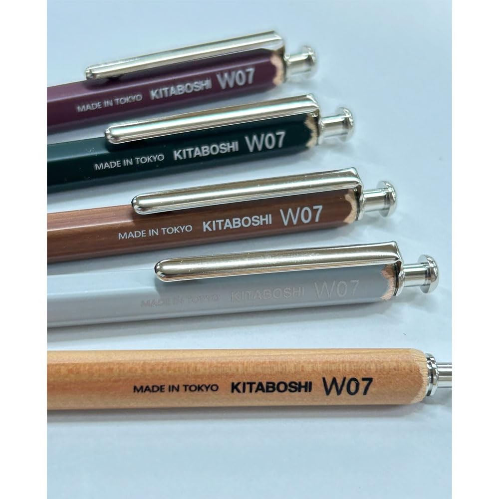0.7mm Mechanical Pencil Wooden Barrel #0 2B Black Lead W07600N Wood 1 PCS