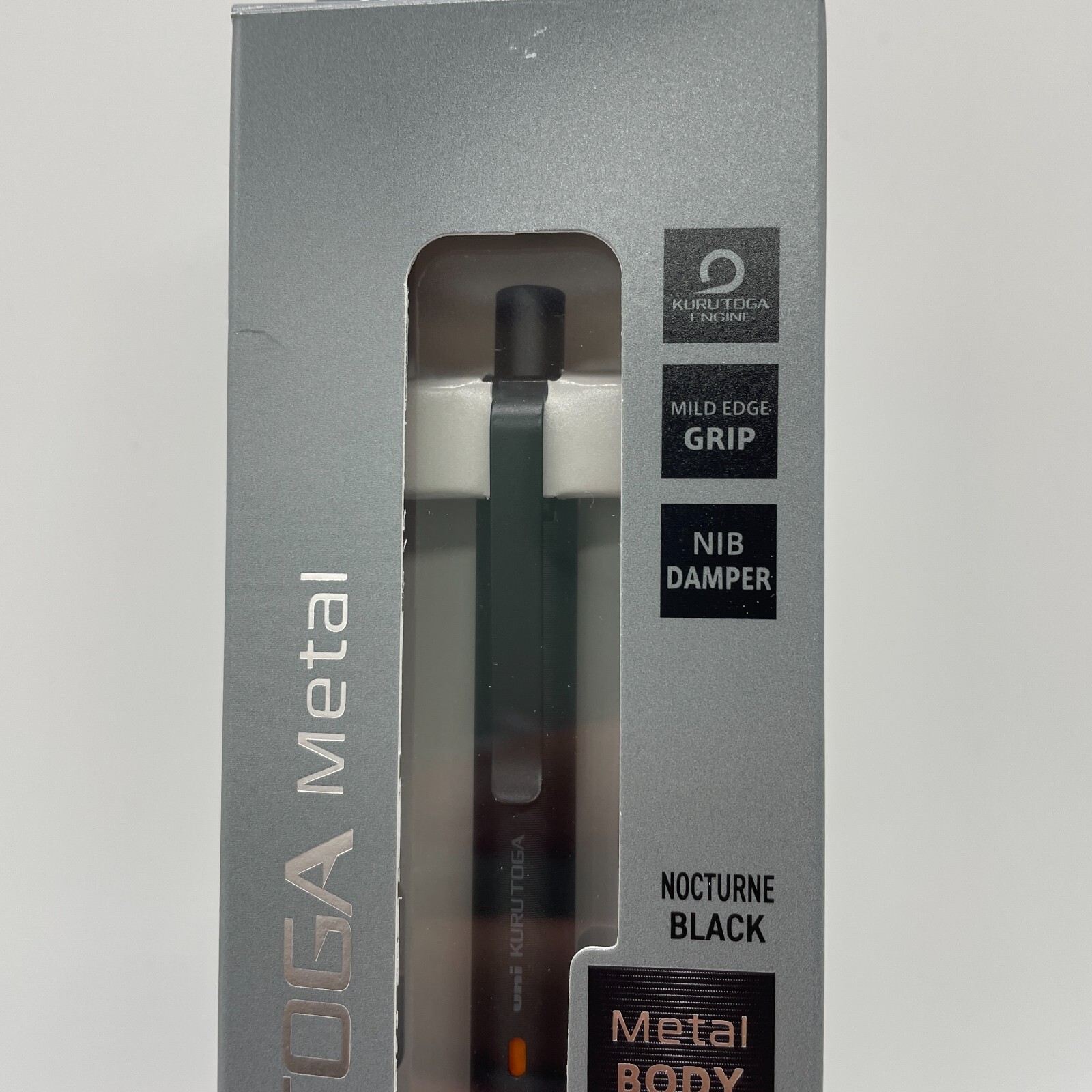 Uni Mechanical Pencil Kuru Toga Metal Nocturne Black M5-KH 1P 0.5mm MITSUBISHI