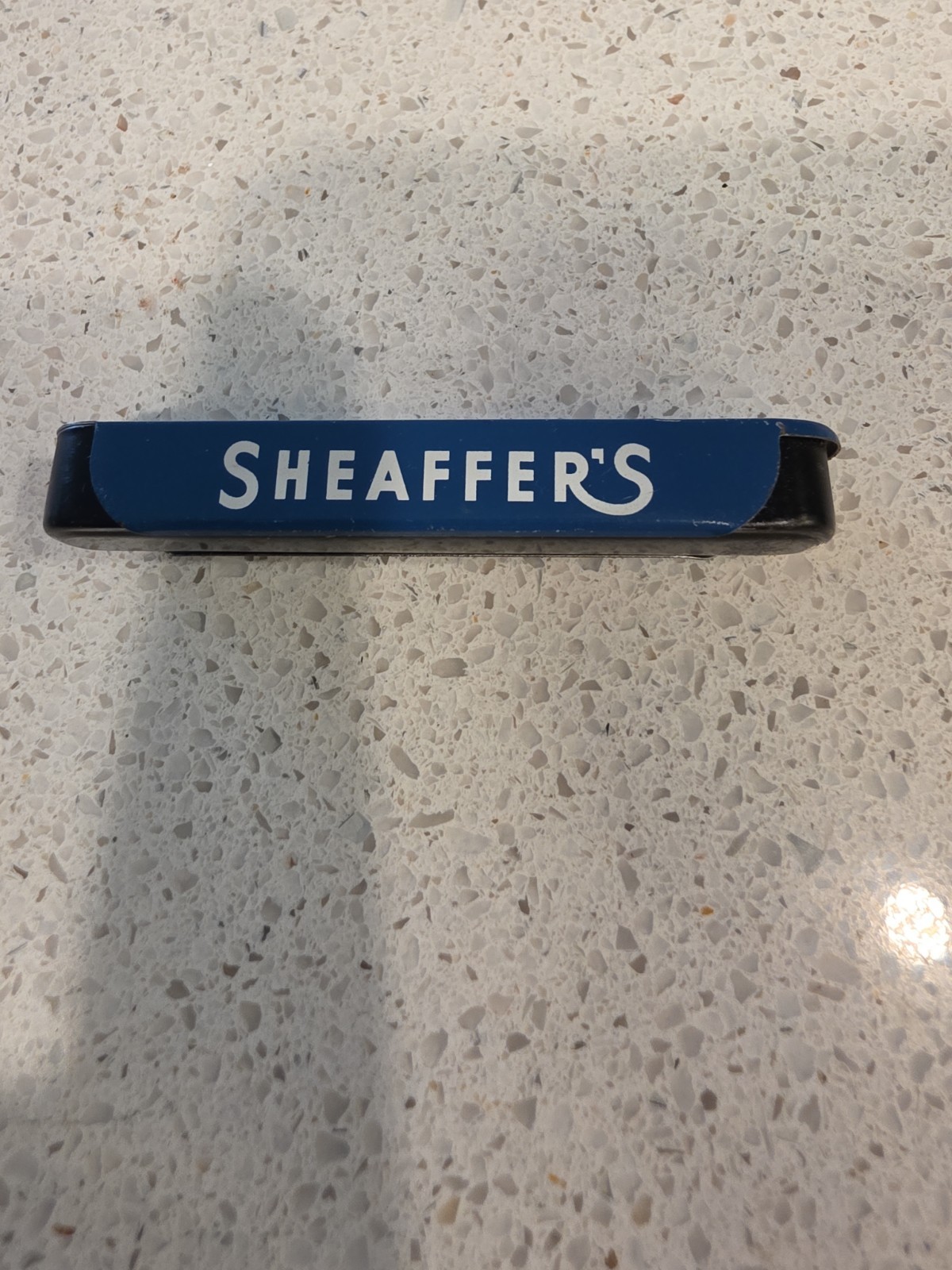 Vintage SHEAFFER Fineline U Mechanical Pencil Erasers Blue NOS 3pk Metal Tin USA