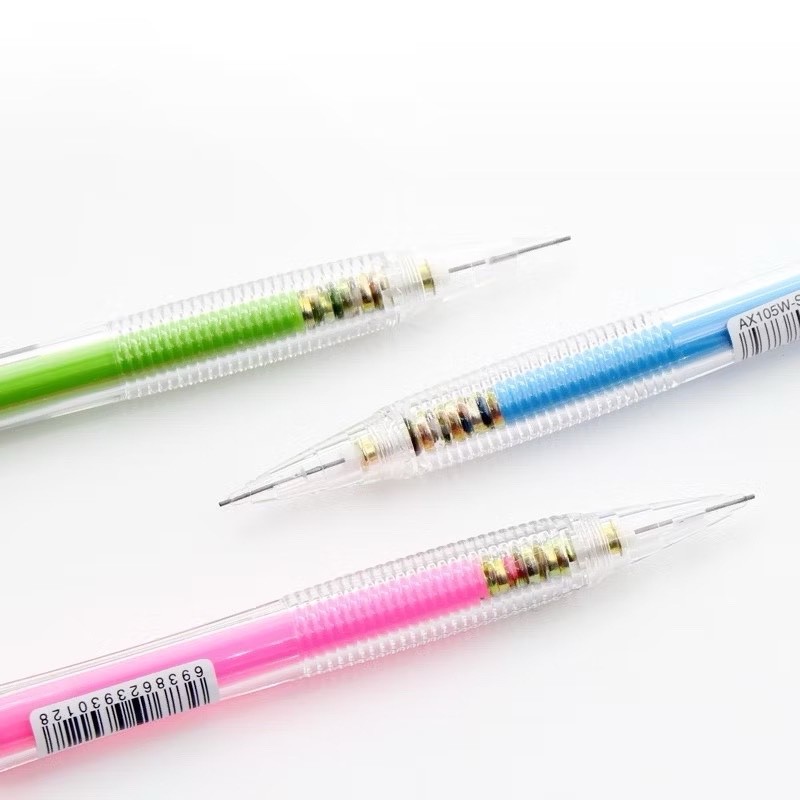8pcs Pentel Mechanical Pencil Fiesta 0.5mm Set Mix Color Grip Zone Kids Gift