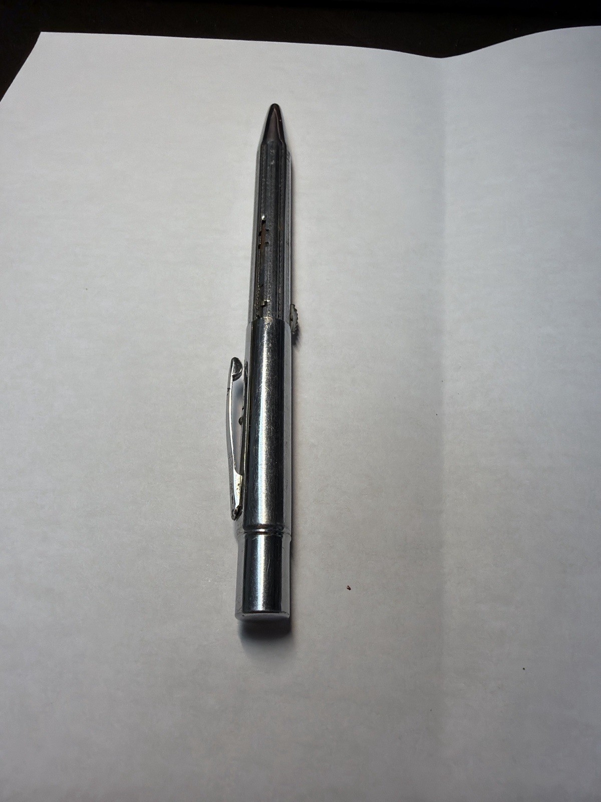Vintage NORMA Pat. U.S.A. 3 Multi Color Mechanical Pen 1940s Metal