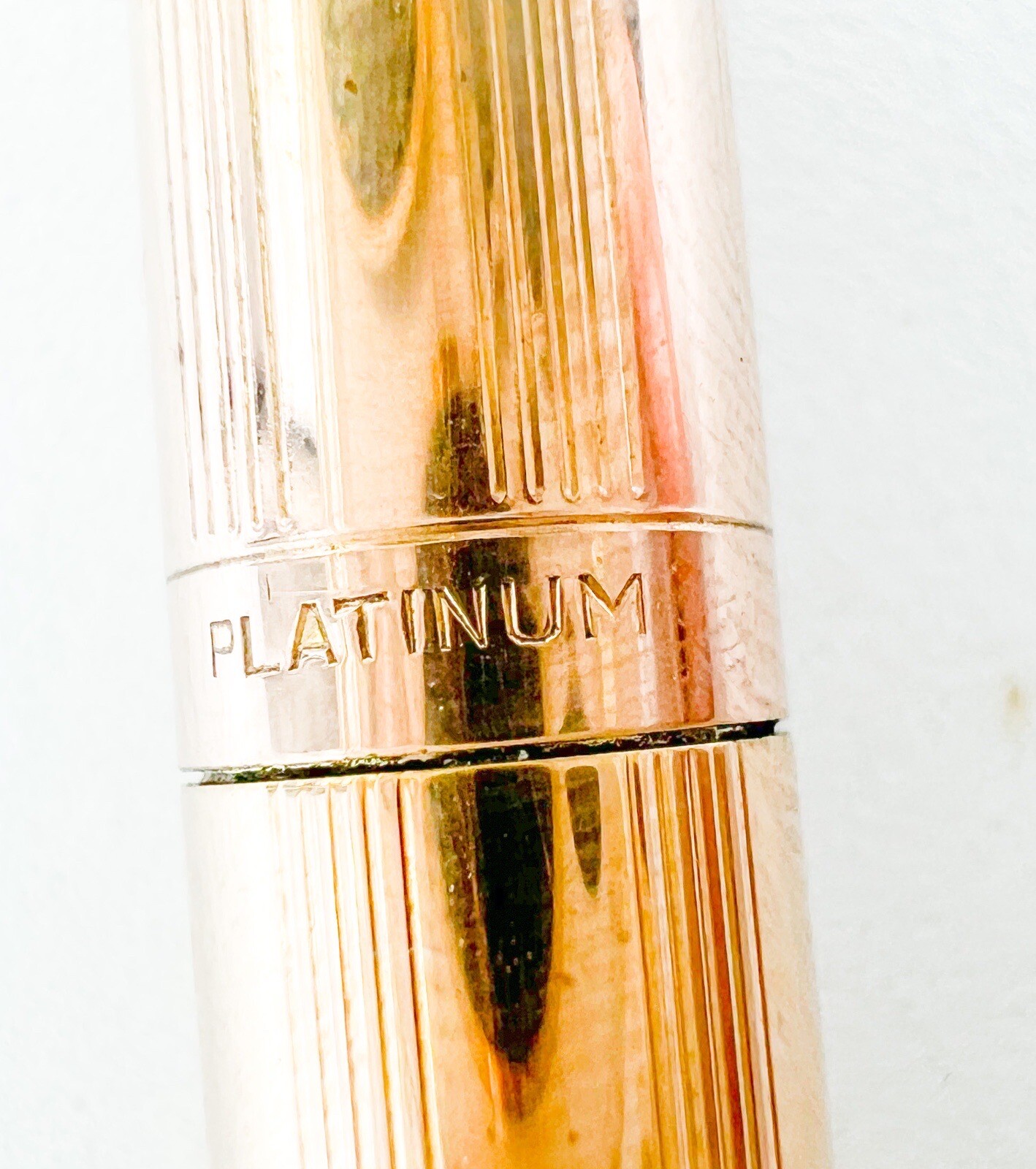 Vintage Platinum Japan 14k Gold Filled Mechanical Pencil 0.5mm