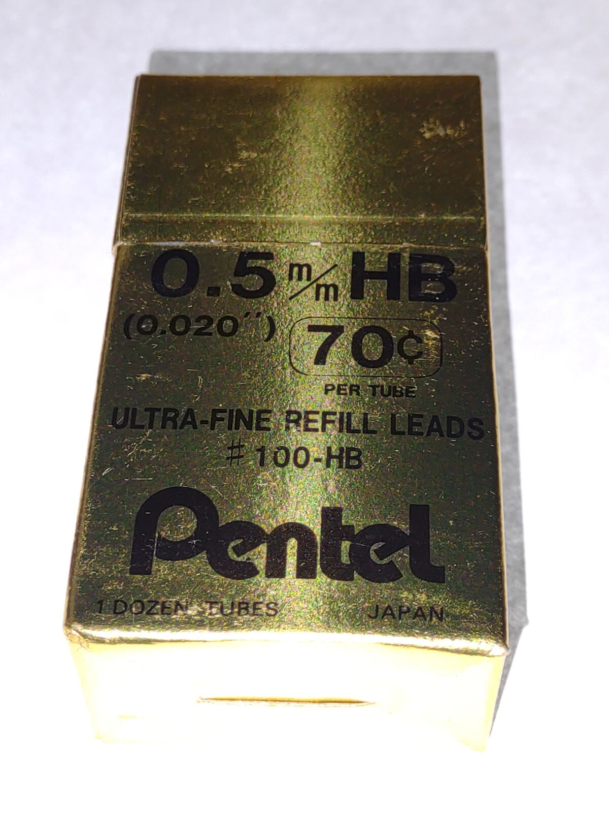 ONE TUBE Pentel Mechanical Pencil Refill Lead 0.5mm HB Hi-Polymer 12 pcs