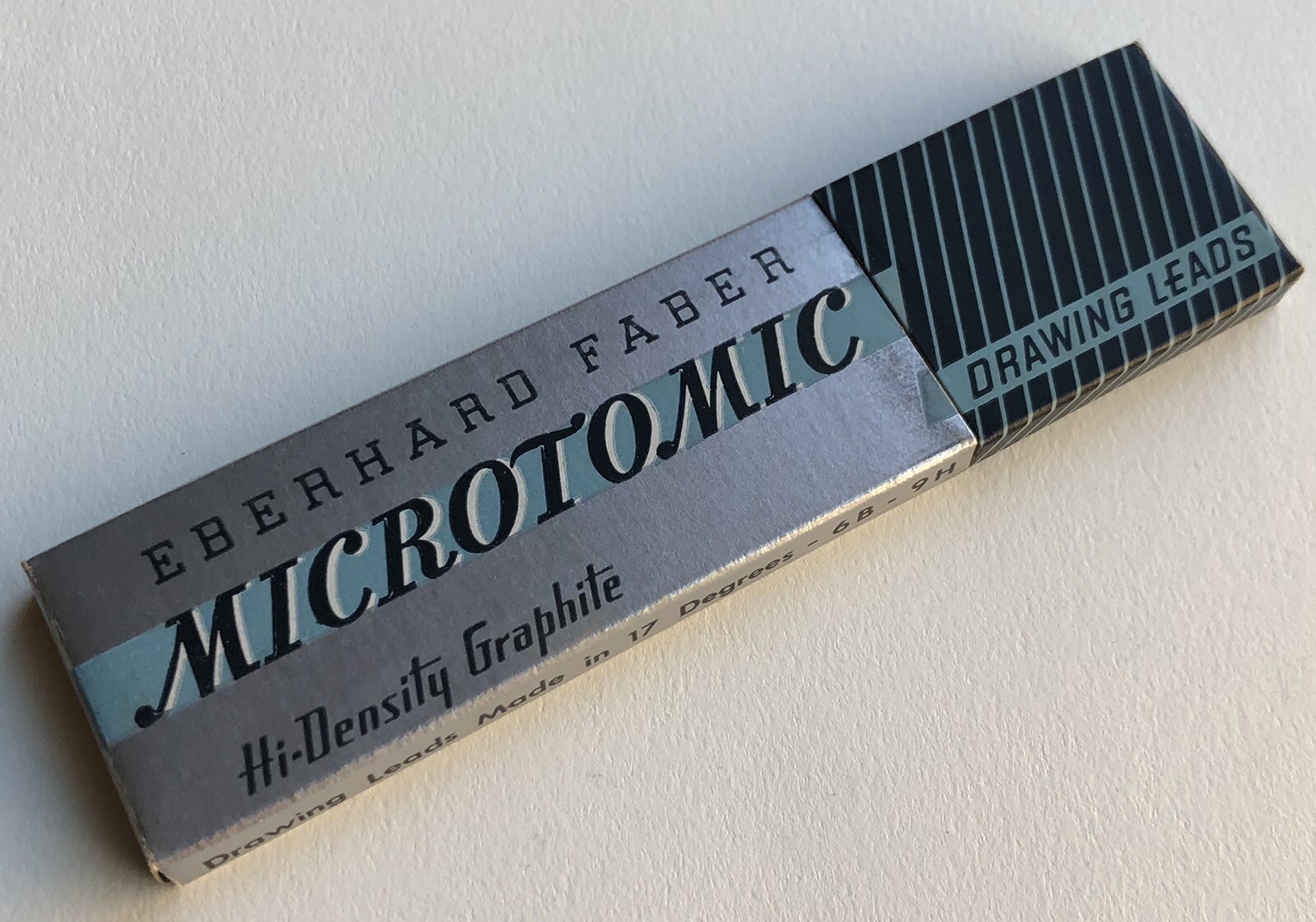 Vintage Eberhard Faber Microtomic 6100 4H 2mm Mechanical Artist Pencil 6pk Lead