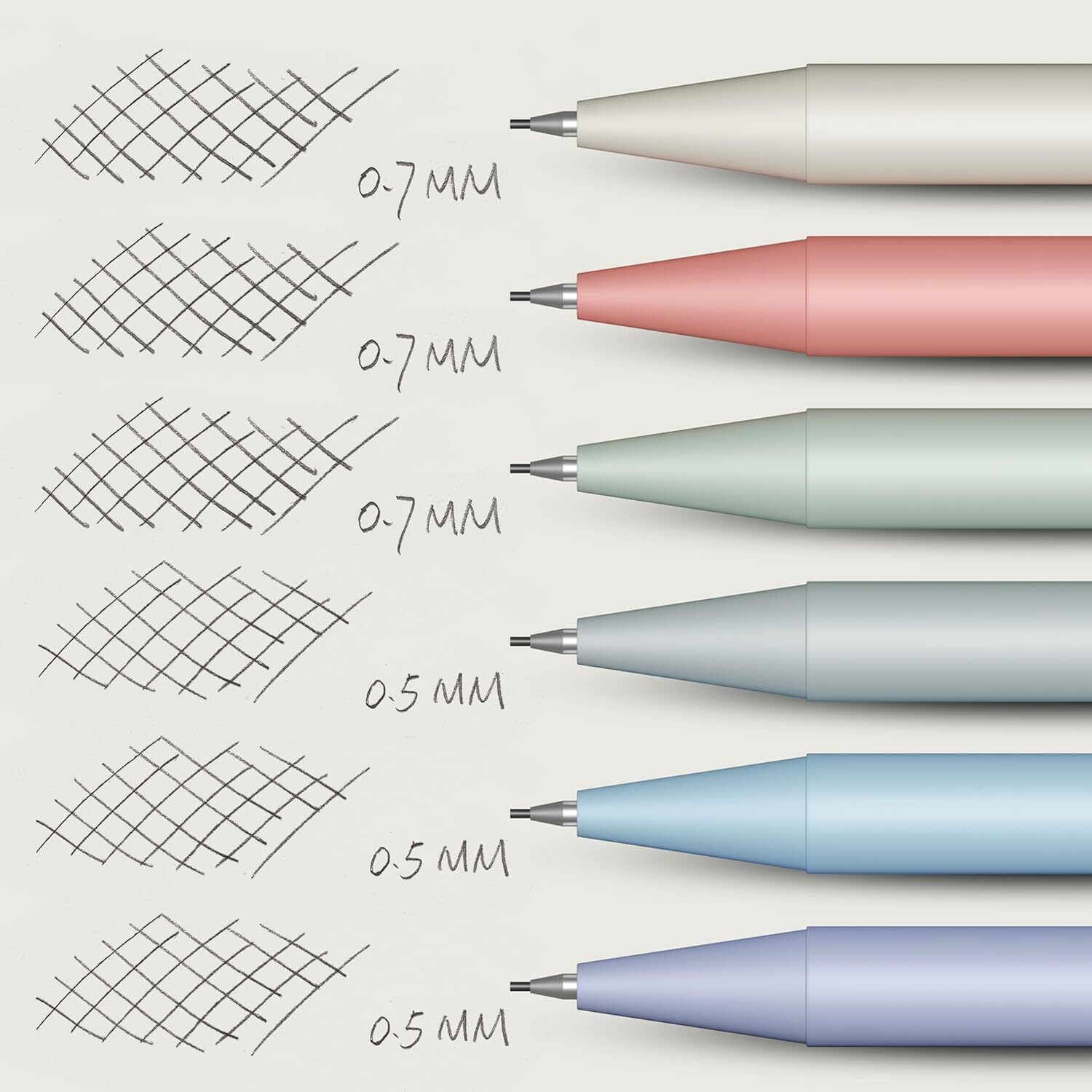 Mr. Pen- Pastel Mechanical Pencil Set with Lead Refills & 1 Count (Pack of 1)