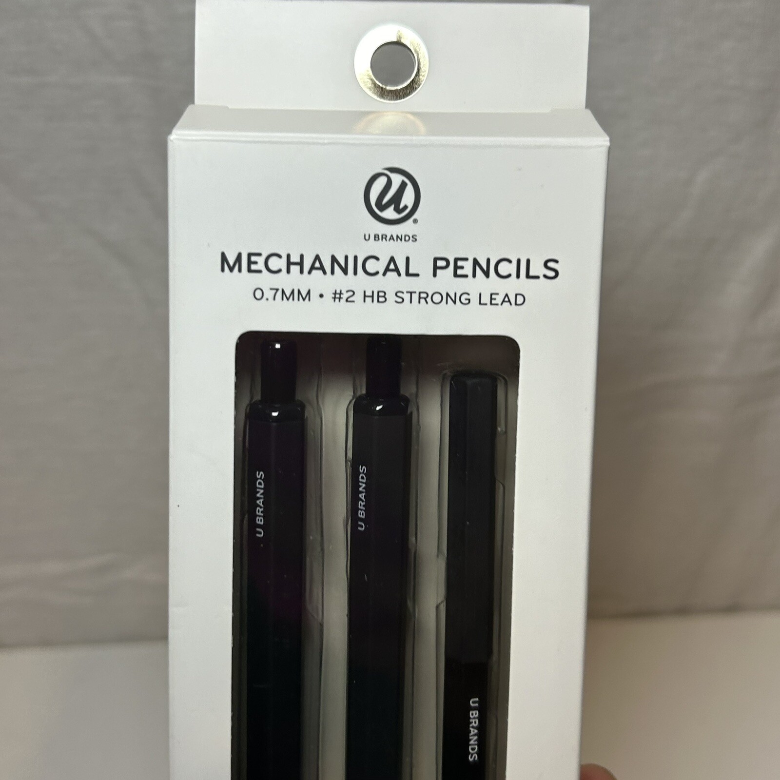 U Brands Mechanical Pencils Set 2 Pack 0.7MM Cambria w/Refills #2 Strong Lead