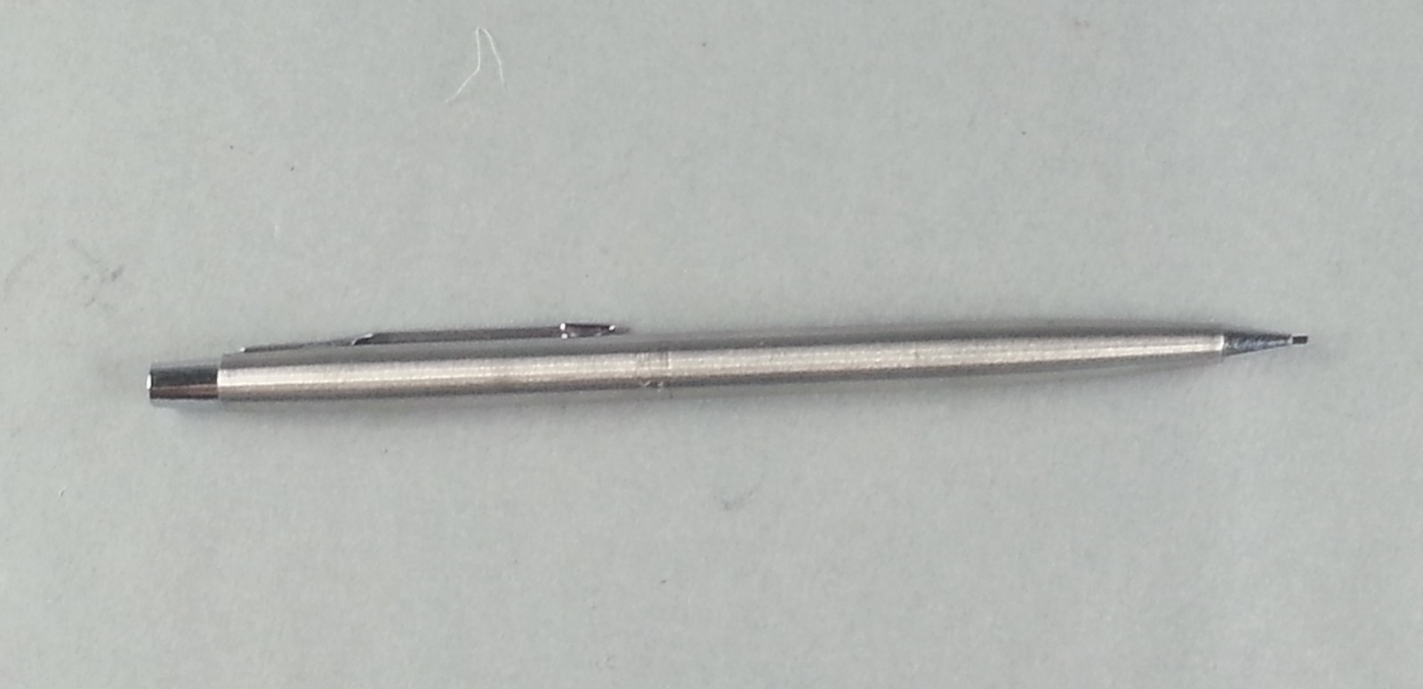 Vintage Parker Jotter Brushed Steel Mechanical Pencil Made in USA 0.5mm Lead