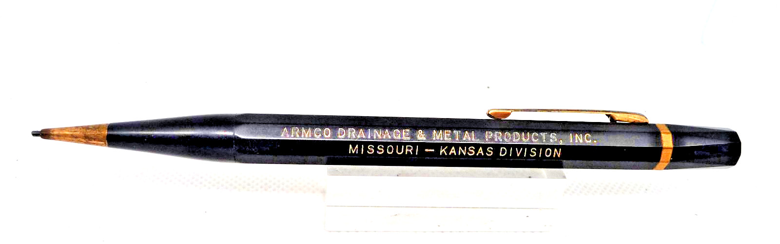 Autopoint Vintage Black and Gold Oversize pencil–l.l mm working