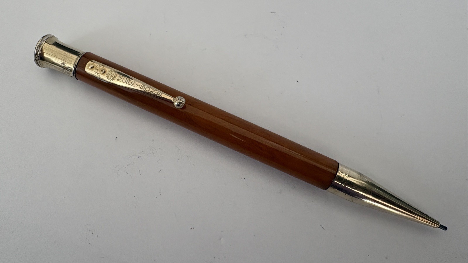 Vintage Morrison Mechanical Pencil Celluloid 1/40 14k Trim Working