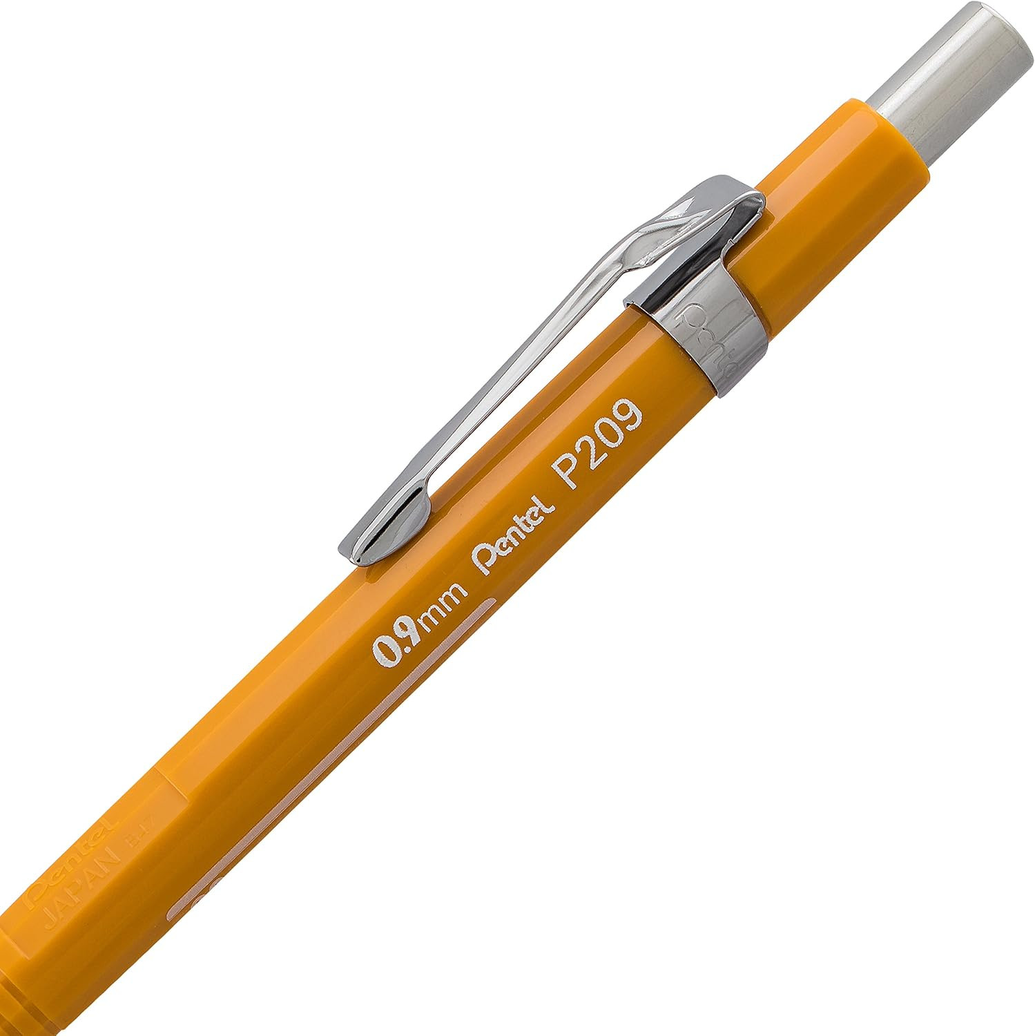 Sharp Mechanical Pencil, (0.9Mm), Bold Line, Yellow Barrel, Pack of 2 (P209BP2-K