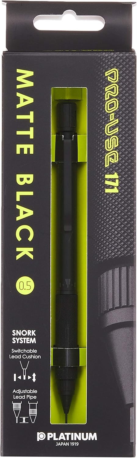 Platinum Fountain Pen Drafting Sharp Professional Use 171 0.5mm Matte Black