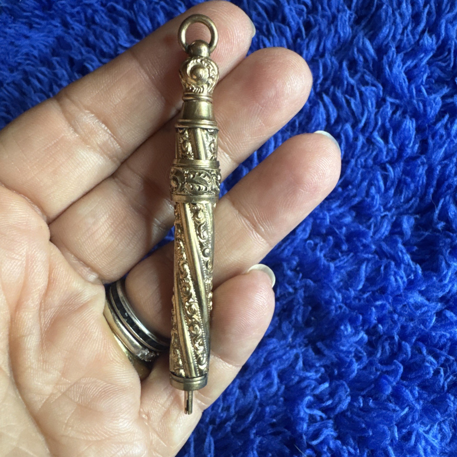 Victorian Era Propelling Pencil 1850s-1920s Designed To Be Carried On A Watch