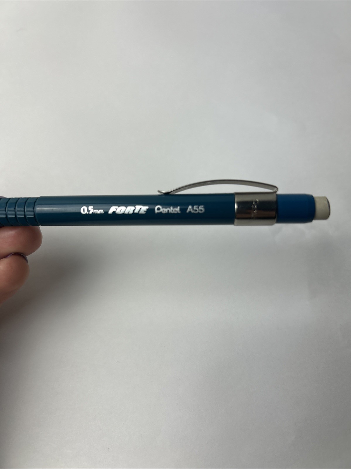 Vintage Pentel Forte A55 0.5 mm Blue Mechanical Pencil Discontinued Vintage
