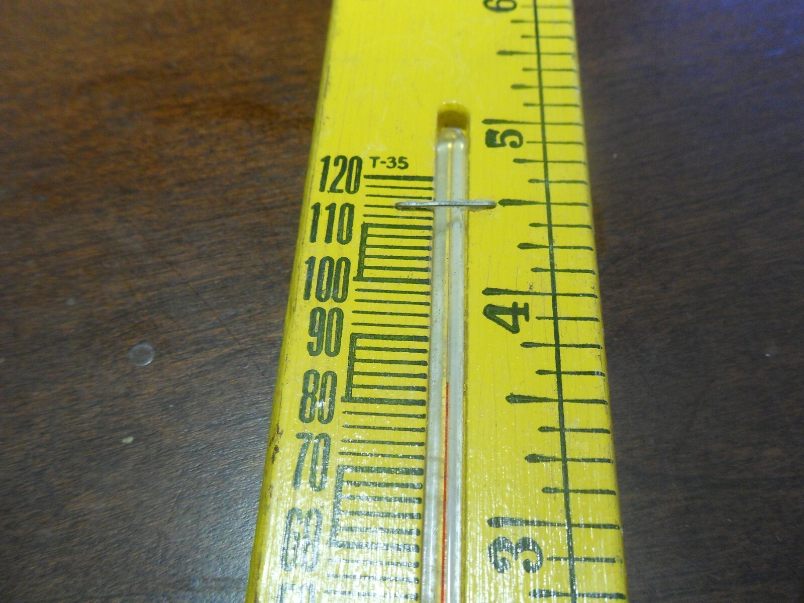 Vintage Sample Thermometer Ruler Advertising The Kemper-Thomas Company Cinn Ohio