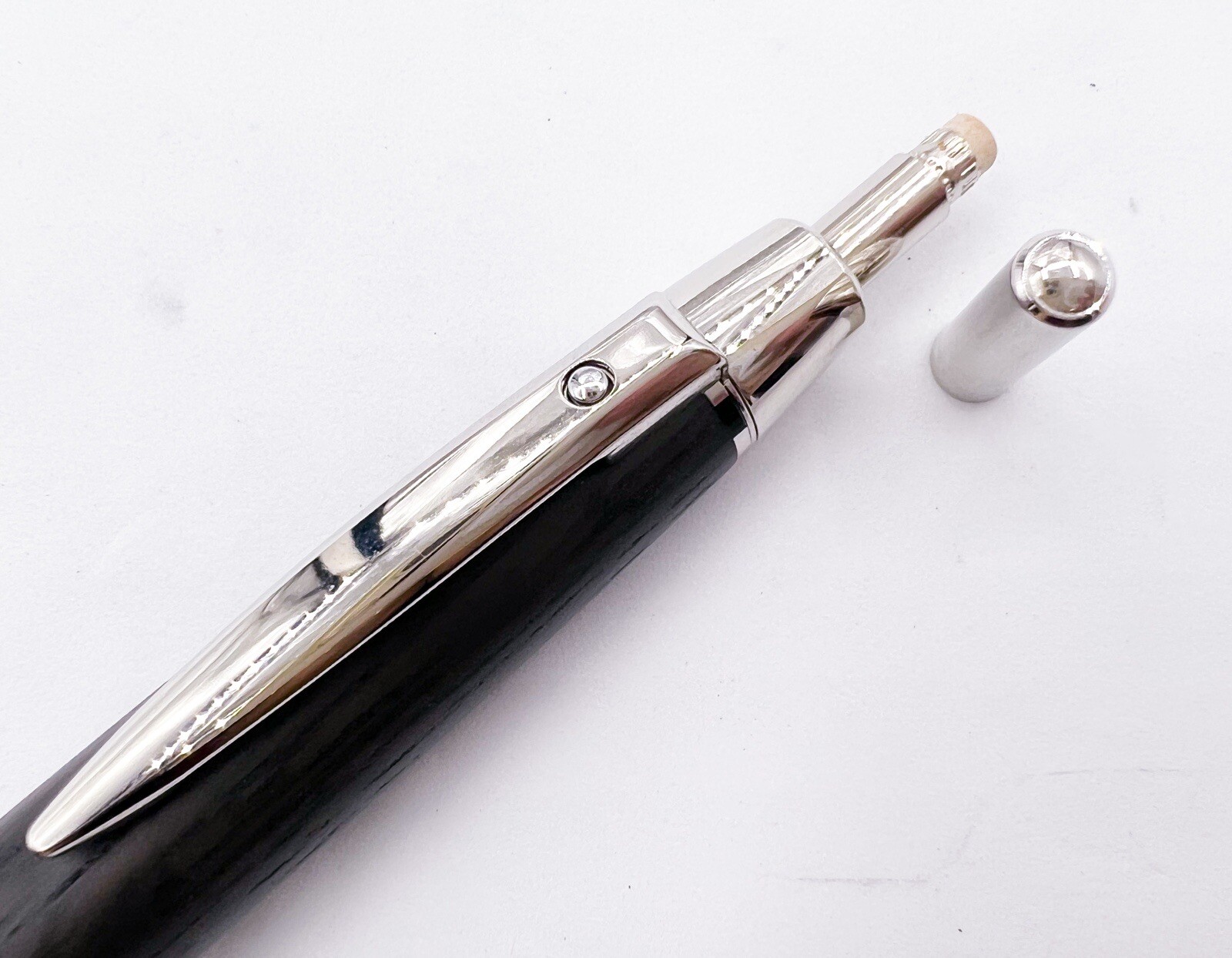 NOS uni Mitsubishi PURE MALT Oak Wood Premium Edition Multi Function Pen