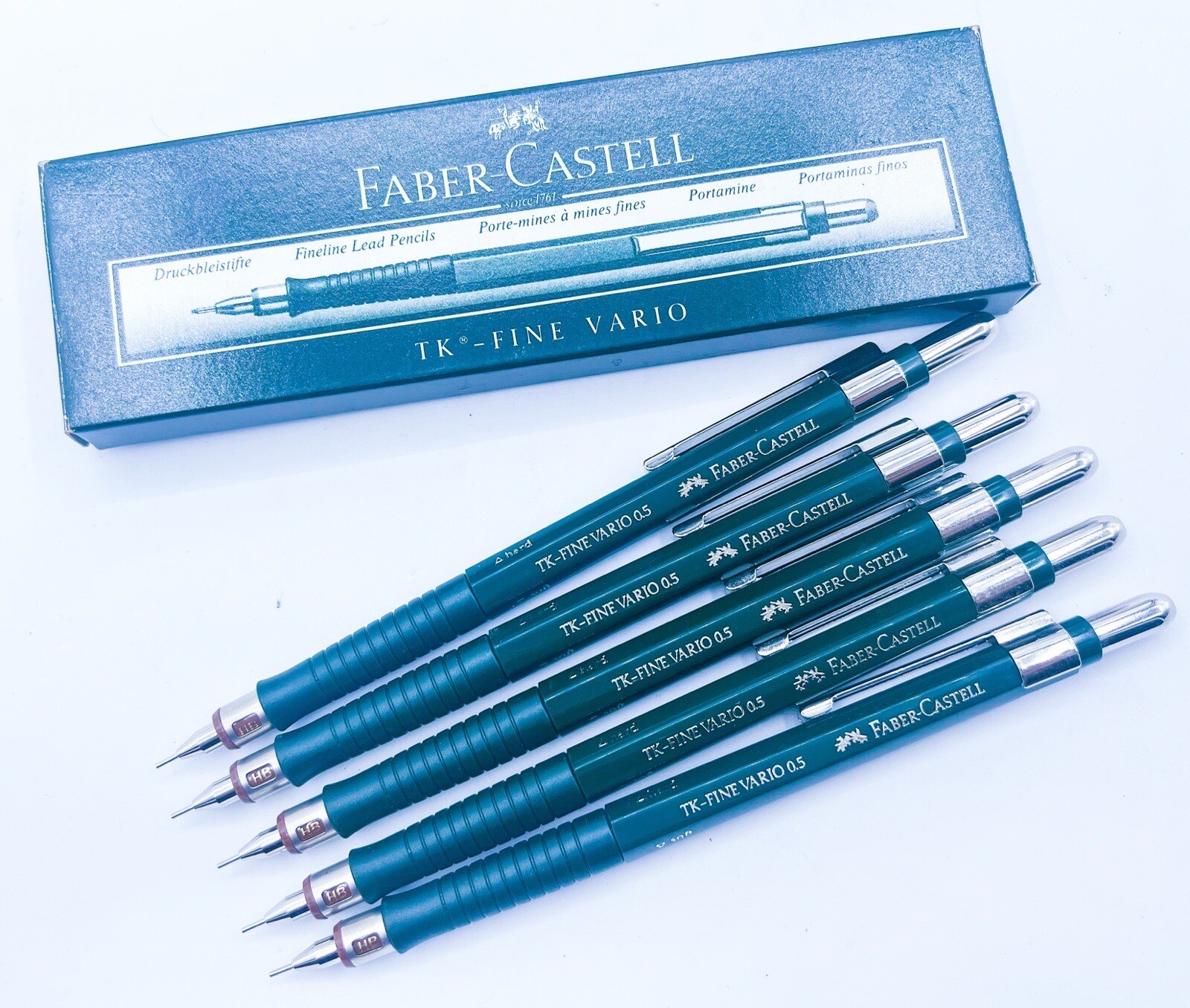 5pcs NEW FABER-CASTELL TK-FINE VARIO MECHANICAL PENCIL 0.5 OLD VERSION Germany