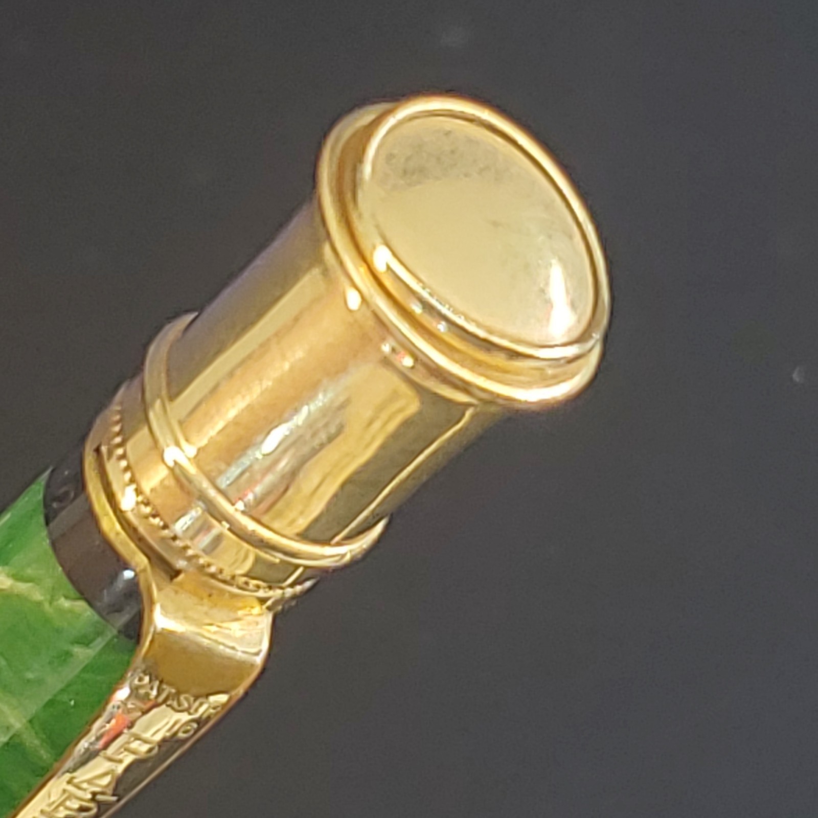 VTG 1920s Parker Duofold Jade Green Apple Mechanical Pencil Clip Model USA VGC