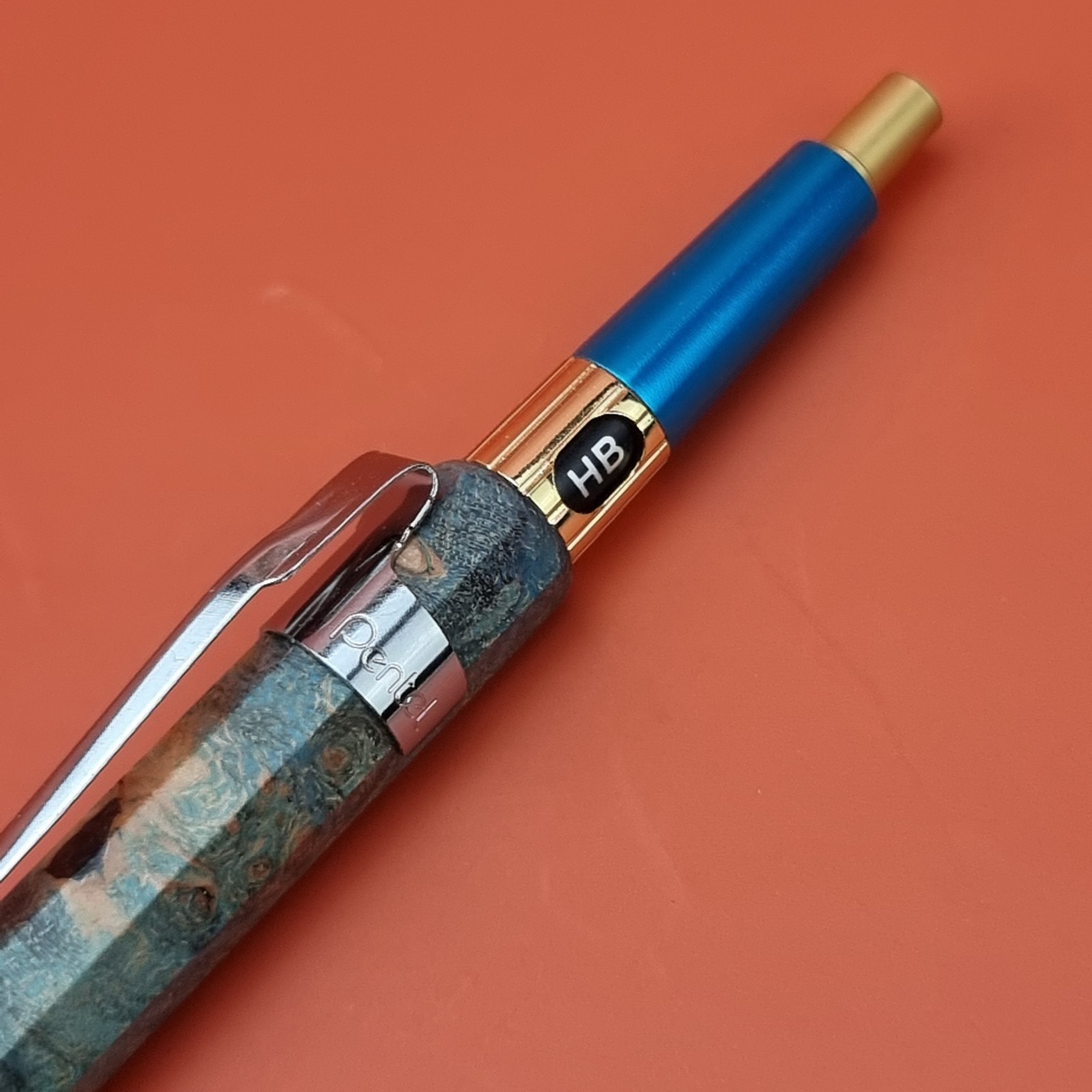Hand Crafted Pentel PG5 Mechanical Pencil with Octagonal Maple Berl