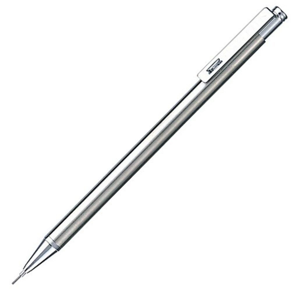 Zebra Mini Mechanical Pencil, 0.5 mm, Silver Body 1 Count (Pack of 1), SILVER
