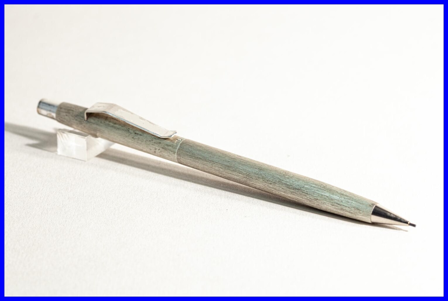 1970s 925 Silver Press Pencil In Gold Plated For 0.5 Mm Mines – Germany Metal