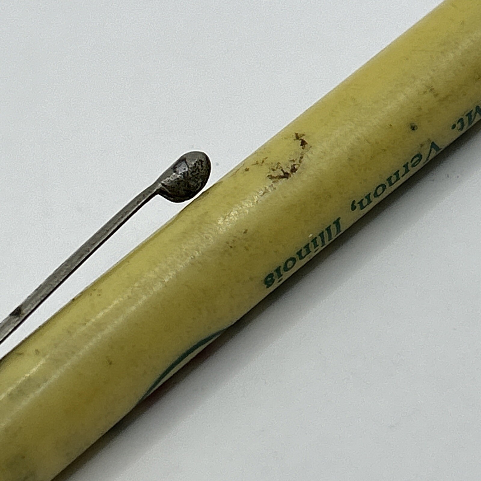 VTG Scripto Mechanical Pencil MOORE’S TEXACO SERVICE Gas Station Mt. Vernon, IL