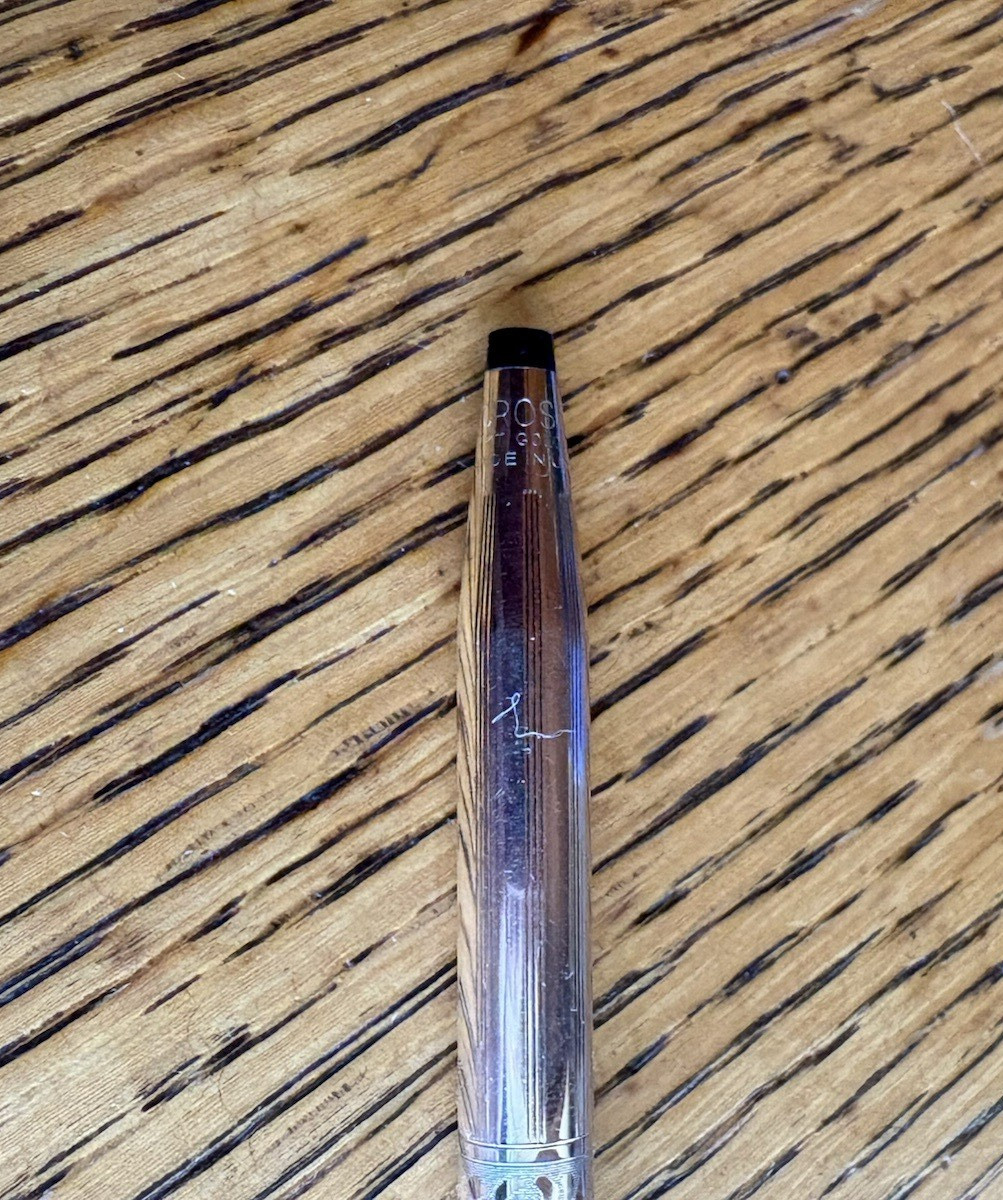 VTG 1/20 14kt Gold Filled VTG CROSS Pencil with refills -useable collectable