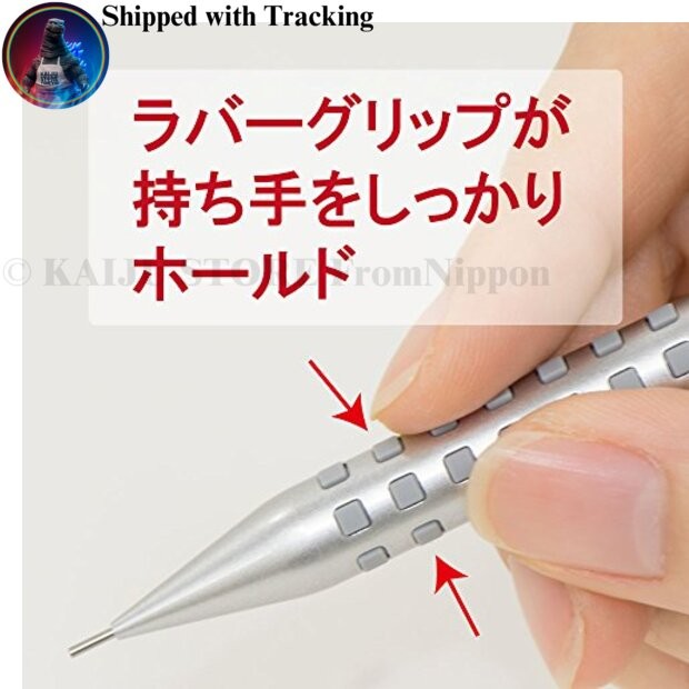Pentel Smash 0.5mm Metal Red Mechanical Pencil Japan Import