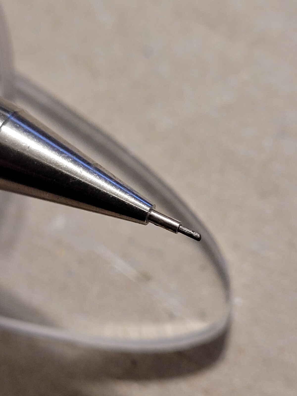VINTAGE PILOT H-115 TRANSPARENT BLACK 0.5MM DRAFTING MECHANICAL PENCIL