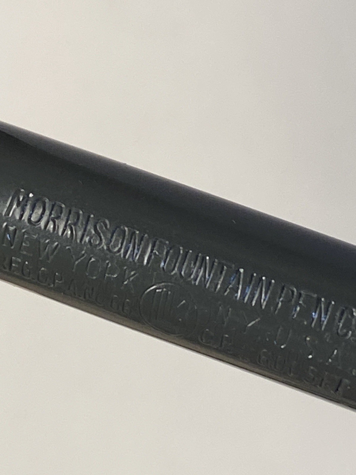 Vintage Morrison Fountain Pen Co. Mechanical Pencil No. 66 Gray & Black
