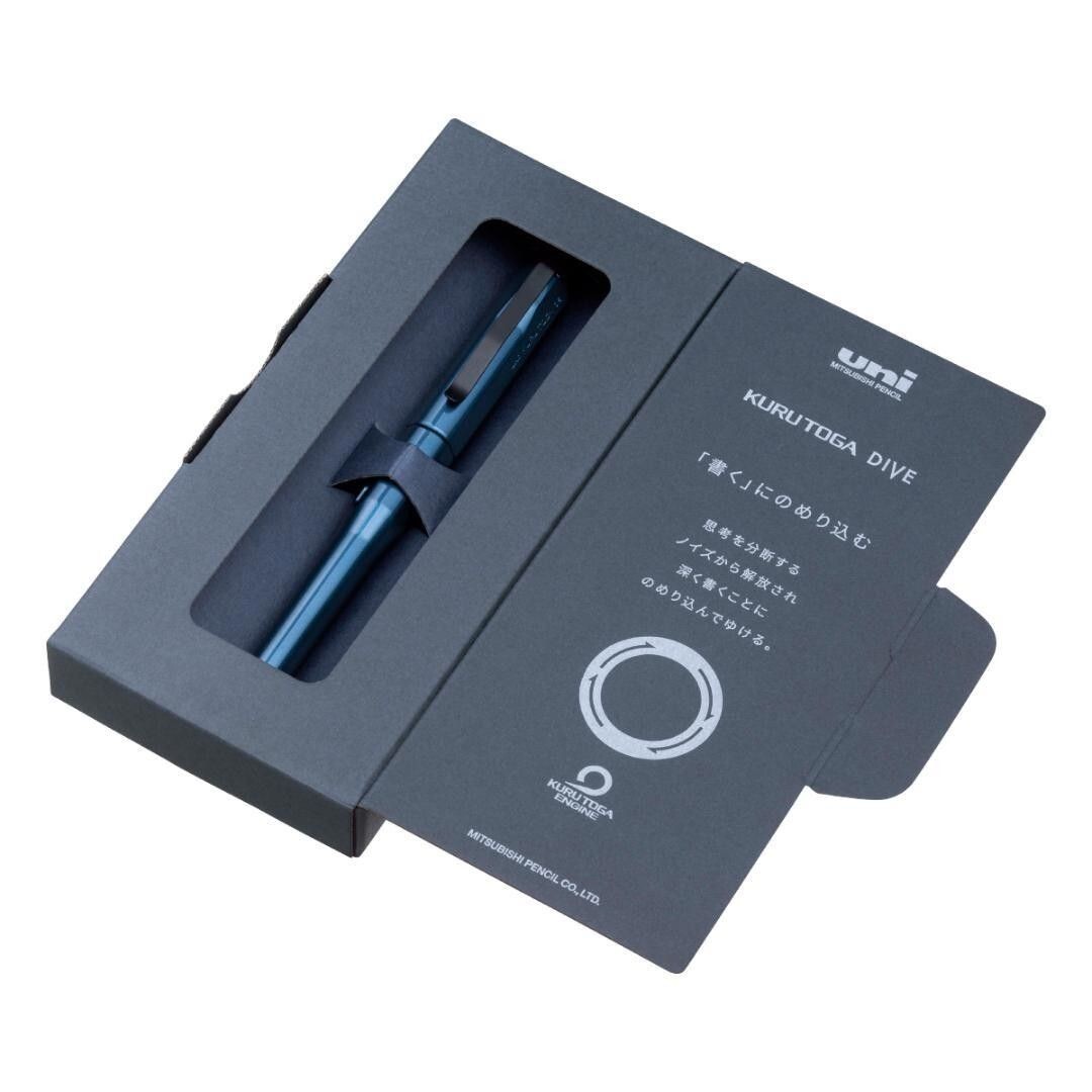 Uni Kuru Toga Dive Mechanical Pencil M5-5000 0.5mm Abyss Blue New